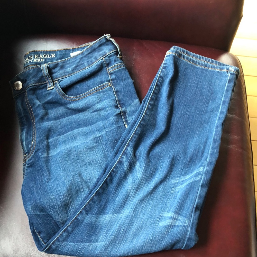 American eagle hi rise crop